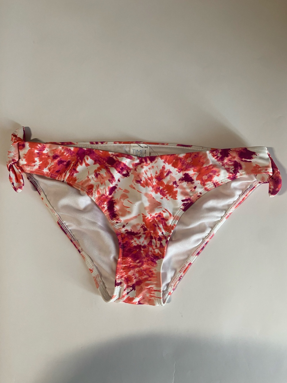 Time and tru swim bikini bottoms tie-dye tie side swim bottoms size small